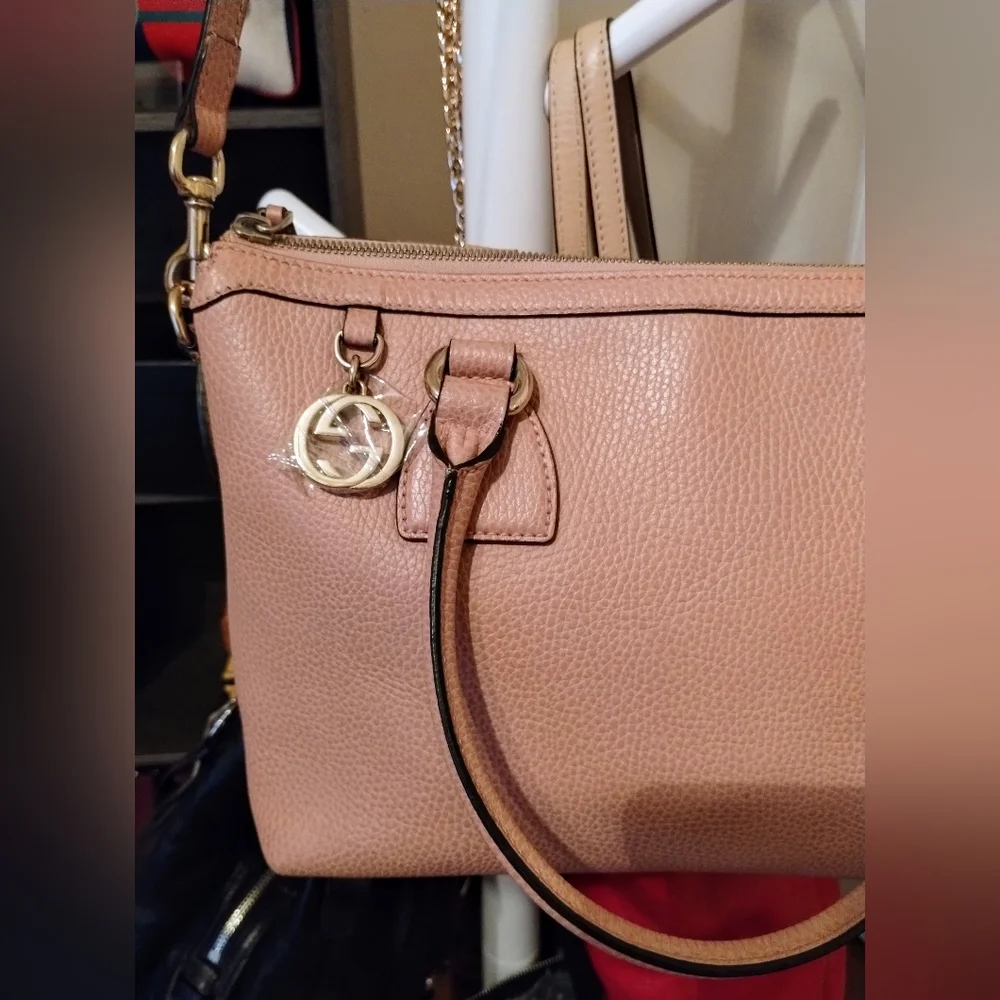 Gucci Dollar Calfskin Full Inclusion Blush Pink - Picture 6 of 13